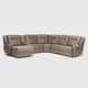 thumbnail image 2 of Sofá Seccional Izquierdo Reclinable Moderno Café Grand, 2 of 5