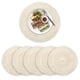 thumbnail image 1 of Juego de 6 manteles individuales redondos de algodón tejido, resistentes al calor, antideslizantes, lavables, para mesa de comedor de 10 cm., 1 of 5