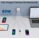 thumbnail image 2 of Cargador de pared USB RUMIXI 90W 6 puertos USB‑C de carga rápida, 2 of 8