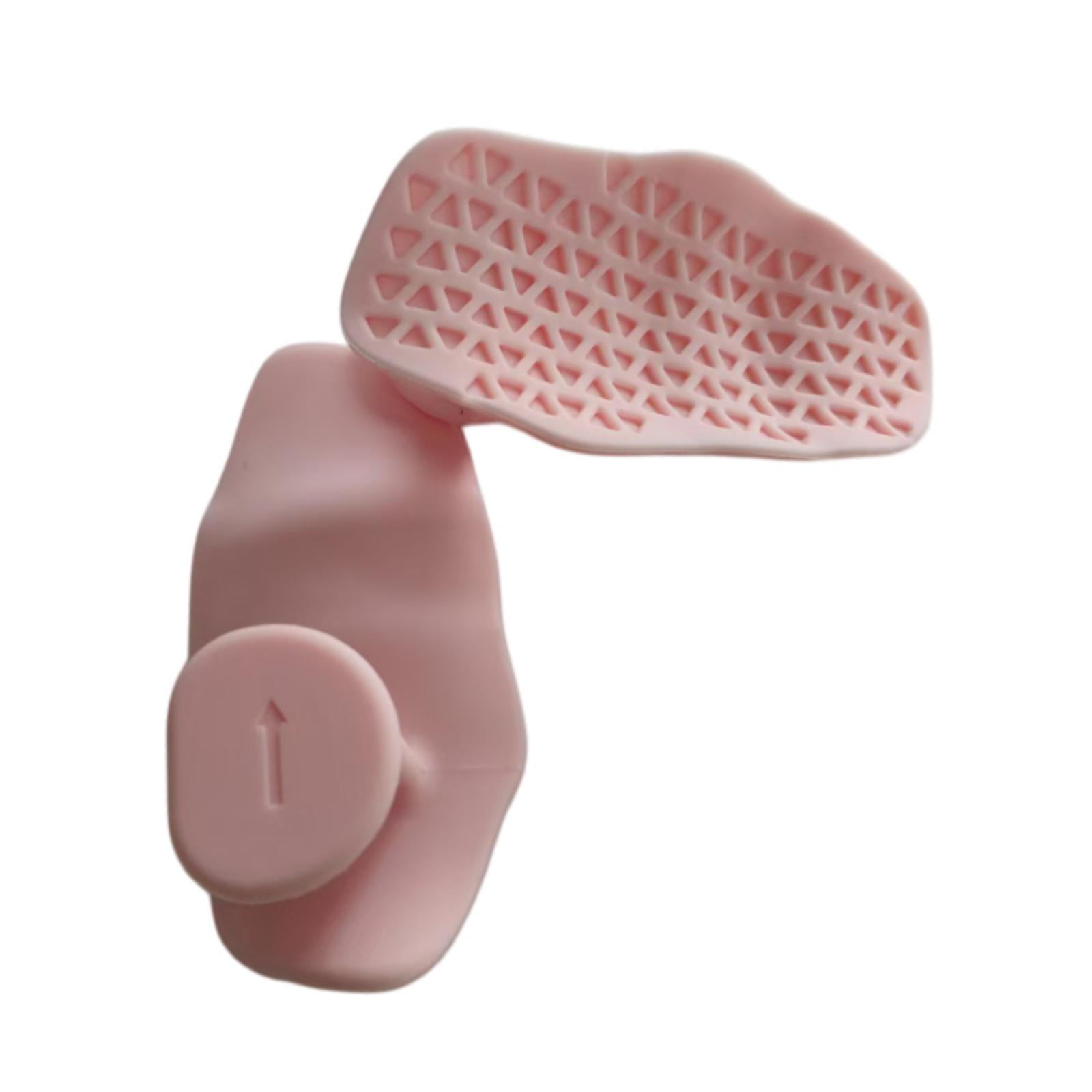 Magideal - 2x Empuñaduras Para Levantamiento De Pesas, Agarre De Palma, Guantes De Gimnasio, Protección De Manos Para Fitness, Encogimientos De Hombros, Levantam Rosa