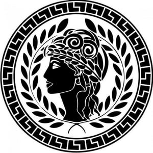 Rienda Libre Graphics - Decomural Patrician Woman Ancient Greece Ws-32834