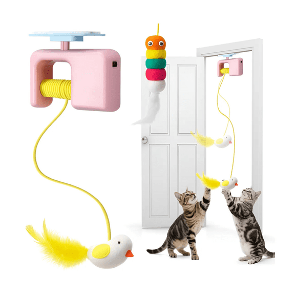 Juego Interactivo De Estimulación Para Gatos Rosa