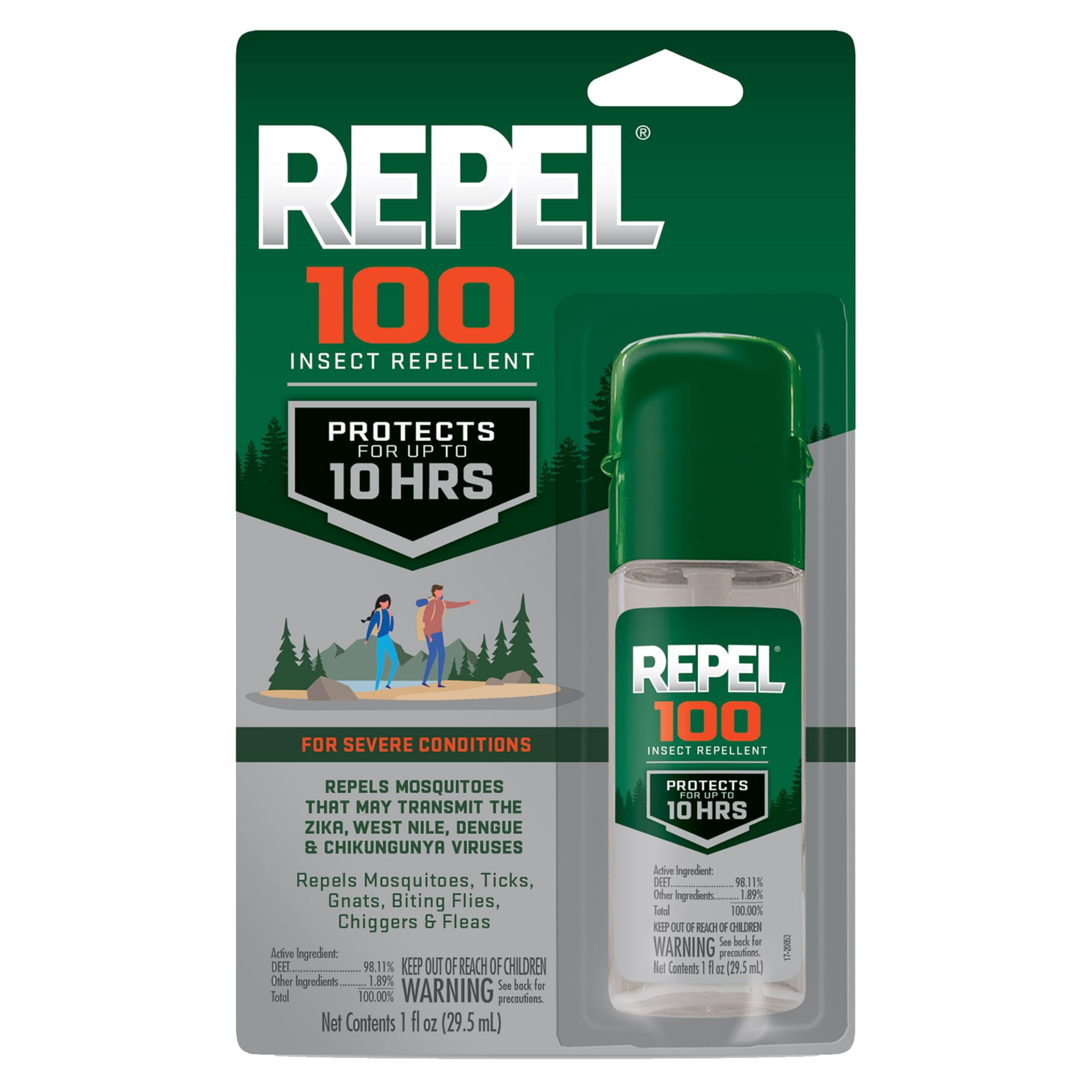 Aerosol Repelente De Insectos Repel 100, 30 Ml, 98% Deet