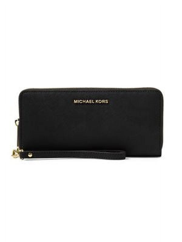 Cartera Larga Michael Kors Jet Set Negra