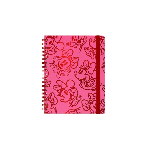 Libreta espiral minnie hojas lineadas 96hjs (a5) 1 unidad