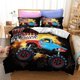 thumbnail image 1 of Monster Jam Truck DuvetDuna Cover Bedding Set + Pillow Case 3-Piece Bedding Set (1 Duvet Cover + 2 Pillow Shams), 1 of 5