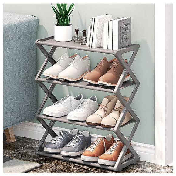 Zapatero Organizador de Zapatos Repisa Rack Color Gris