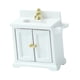 thumbnail image 2 of Muebles De Baño De Casa De Muñecas Fewend Play Toy Para 1/16 Micro Paisaje De Escala Blanca, 2 of 5