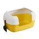 thumbnail image 4 of Caja De Arena Para Mascotas Con Parte Superior Abierta Y Lados Altos Para Gatos Peque?os Y Grandes, Color Amarillo, 4 of 5