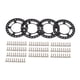 thumbnail image 1 of Llanta De Rueda De Coche Rc De 1 9 Piezas De Anillos Beadlock Para Scx10 90046 1 10 Coche Negro, 1 of 5