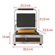 thumbnail image 3 of Panini Sandwichera Tostadora Sandwichera Panini Grill 1800w, 3 of 10