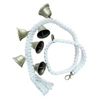 Ioensy - Timbres De Puerta Para Perros Y Cachorros Entrenamiento En El Baño Timbres De Entrenamiento En El Hogar Cuerda De Algodón Fuerte