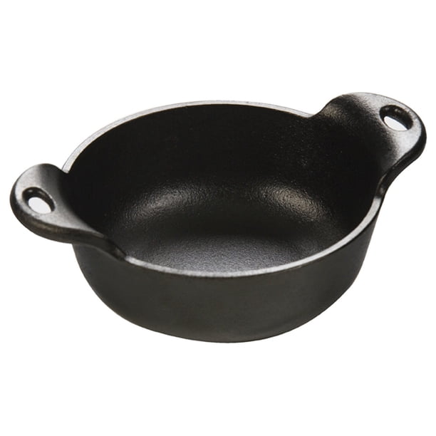 Lodge HMSB Tazón Mini de Hierro Fundido con Tratamiento Térmico Mejorado y Curado, 355 ml