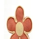 thumbnail image 2 of Cojin Decorativo En Forma De Flor Color Naranja Con Borde Beige, 2 of 4