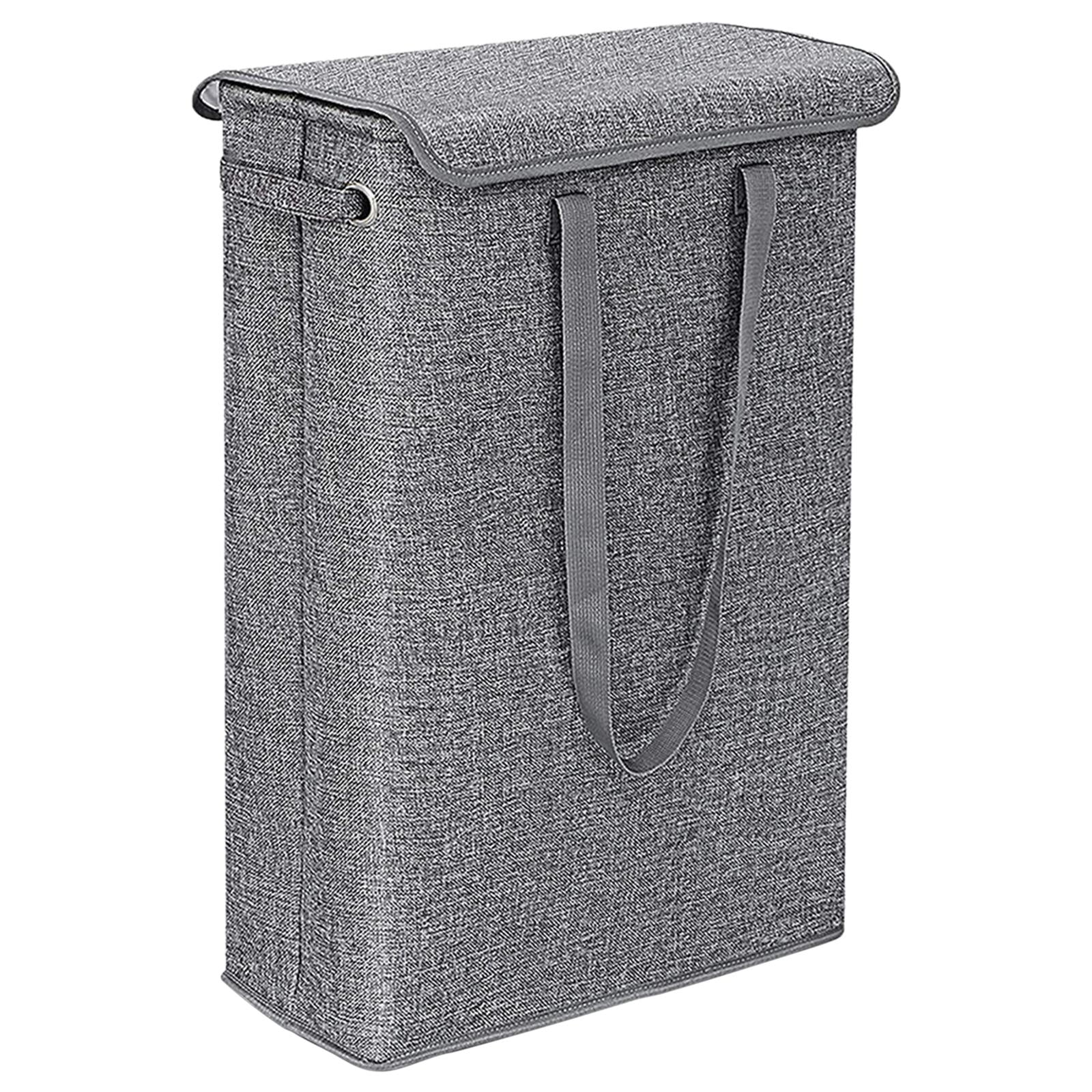 Magideal - Cesto De Ropa Sucia Plegable Portátil Asas Duraderas Cesto De Ropa Sucia Ligero Plegable Para Dormitorio Hogar Baño Dormitorio Organizad , Gris Oscuro