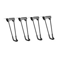 Magideal - Horquilla Plegable Para Patas De Mesa, Accesorios De 4 Piezas, Piezas De Hierro Sólido, Patas De Clip Para El Pelo Fáciles De Instalar, Patas De Escri Altura 35Cm