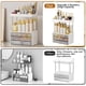 thumbnail image 2 of Organizador StorBin para mostrador de baño, 3 cajones, 5 niveles, transparente, 2 of 7