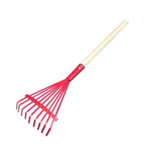 Magideal - Rastrillo De Hojas De Hierba, Rastrillo De Camping, Mini Rastrillo De Césped Ergonómico Para Eliminación De Césped, Herramienta De Rastrillo De Jardín