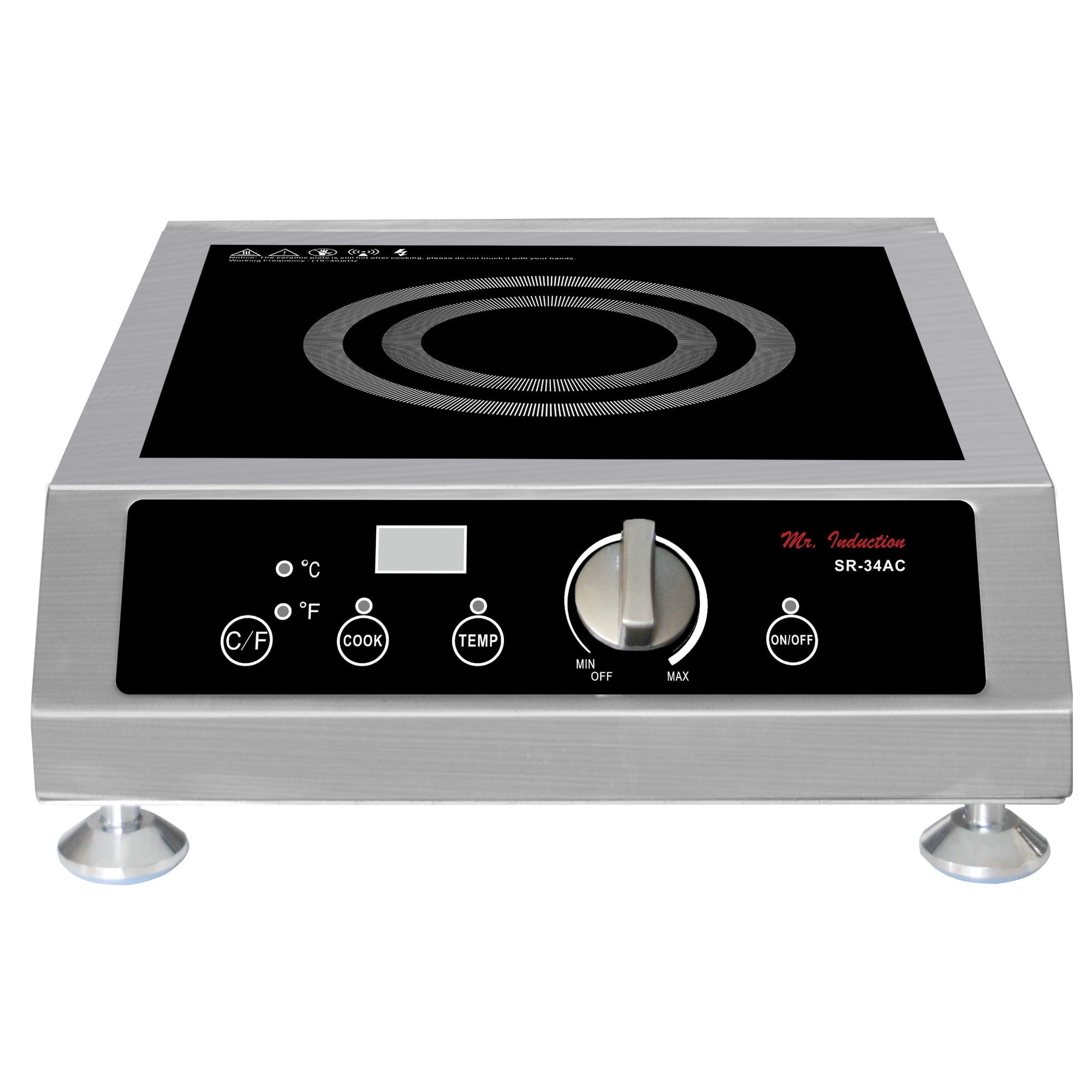 Cocina De Inducción Mr. Induction Sr-34ac 3400w Comercial