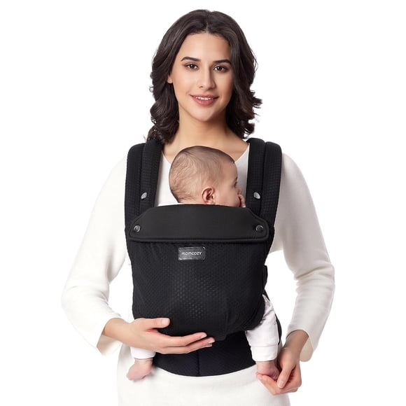 Porta Bebé Momcozy Transpirable De Malla Ergonómico Y Liviano Soporte Lumbar Mejorado