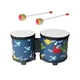 thumbnail image 1 of Juego De Batería Bongo De 5 Y 6 Pulgadas Con Baquetas De Madera Para Ni?as Y Ni?os, Regalo De Cumplea?os, Mar, 1 of 5