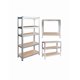 thumbnail image 3 of Pack 2 Repisas Industriales Estante Galvanizado Armable 180cm, 3 of 3