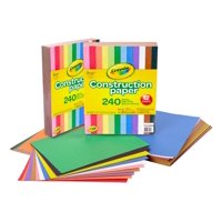 Papel De Construcción Crayola De 480 Unidades (Paquete De 2) Para Material Escolar