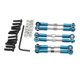 thumbnail image 3 of Enlace De Varilla De Metal Para Coche RC De 6 Piezas Para Wltoys 124016 124017 DIY Accs Azul, 3 of 5