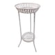 thumbnail image 4 of Pedestal Para Maceta Maceteros Metalico 2 Niveles Blanco 81x34 Cm, 4 of 6