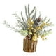 thumbnail image 1 of Árbol De Navidad Artificial De Mesa Mini árbol De Navidad Para Mesa Dormitorio Bar Dorado, 1 of 3
