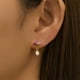 thumbnail image 2 of Aretes HESHPAWS S925 Sterling Silver Cross Diamantados Plata, 2 of 3