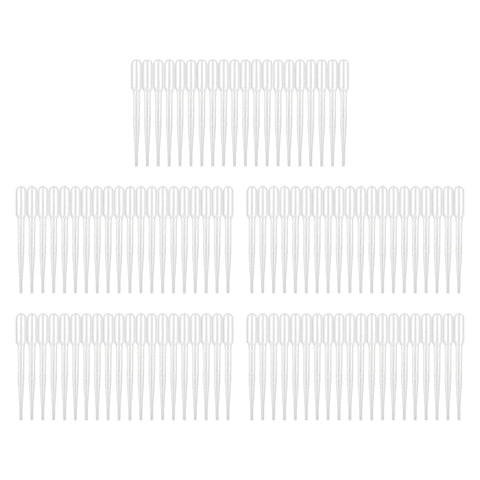 Magideal - 100 Pipetas Graduadas Desechables Para Transferencia De Cuentagotas, Portátiles, Pequeñas, Suministros Educativos, Accesorios, Uso Doméstico, Clases D 2Ml