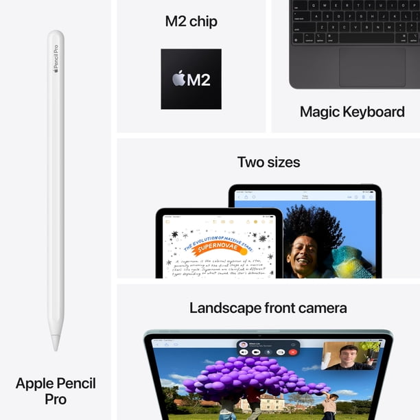 セット iPad AirM2 MagicKeyboard Applepencil Tablet Apple iPad Air 11 pulgadas (M2) 256GB Morado | Lider