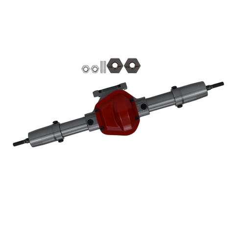 Bothyi - Eje Trasero Cnc De Metal 1/10 Para Axial Scx10 D90 Rc Hobby Car Accesorios Diy