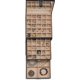 thumbnail image 4 of Organizador de Pendientes Glenor 23 × 23 × 18 cm Cuero PU Negro, 4 of 6