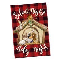 Ioensy - Suministros De Bandera Navideña Decoración Banner De Bienvenida Para Patio Exterior Festivo