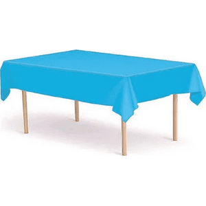 Genérico - Mantel Plástico Cumpleaños 137X274 Celeste Liso