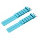 thumbnail image 1 of 2 Pesas De Silicona Para Mu?ecas Y Tobillos, Para Fitness, Yoga, Baile, Color Azul, 1 of 5
