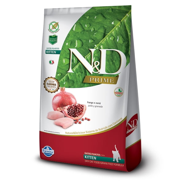 Alimento N&D Prime Pollo y Granada Kitten 1.5Kg