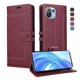 thumbnail image 3 of Premium Wallet Case for Xiaomi 11 Lite with Card Slots & Kickstand, Flip Cover Red, 3 of 6