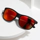 thumbnail image 4 of POLASUP GAFAS LENTES DE SOL Un par de gafas de sol de moda con recubrimiento negro mate y rojo, 4 of 6