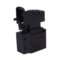 Ioensy - Interruptor De Perforación Eléctrica Interruptor Negro Para El Control De Alimentación De Las Herramientas Eléctricas 3.8X1.7X7.4Cm