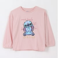 Polerón Cerrado Niña Ohana Lilo & Stitch Rosado Disney