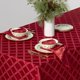 thumbnail image 2 of Mantel Lenox 178 cm x 218 cm Hoja de Laurel Rojo, 2 of 4