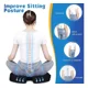 thumbnail image 3 of Cojin Para Silla Smart Con Memoria Lumbar Ortopedico Norplat Negro Liso, 3 of 9