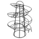 thumbnail image 2 of Espiral De Hierro Moderno Huevo De Almacenamiento Rodillo Rack Keeper Ahorro De Espacio 24 Huevos Negro, 2 of 3