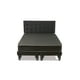 thumbnail image 5 of Cama Europea Espumix New Basic Black 2 Plazas + Respaldo punto, 5 of 5