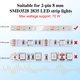 thumbnail image 5 of Conectores para tira LED Mudder 8 mm 2 pines - 40 piezas, 5 of 7