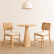 thumbnail image 2 of Pack de 2 Sillas de Estilo Natural con Respaldo Tejido y Asiento Acolchado, 2 of 7