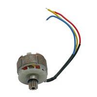 Magideal - Motor De Cortacésped Sin Escobillas, Conjunto De Motor De Cortacésped Eléctrico De 12 Dientes, Rotor De Cortasetos Inalámbrico, Construcción De Metal,
